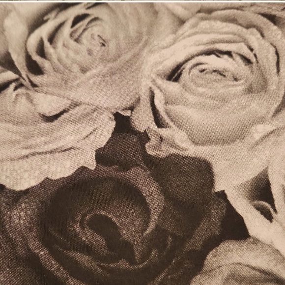 🙊 3/$30 Altru Black and White Floral Crop Top - Picture 4 of 4